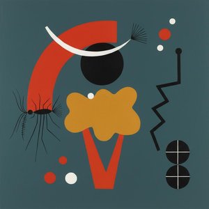 Celestial Equilibrium: A Biomorphic Symphony In Slate And Ochre — Marc Duvallier, Surrealism