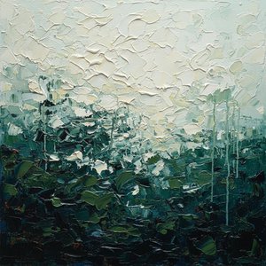Luminous Descent: A Monumental Study Of Ethereal Light And Primordial Shadows — David Moreau