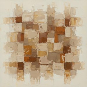 Monolithic Earth Tones: A Sculptural Study in Textured Ochre and Timeless Form
