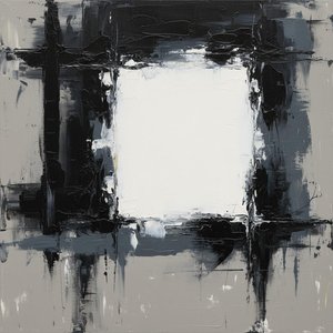 Vuoto Monolitico: Uno Studio Singolare Nel Chiaroscuro E Nell'astrazione Gestuale