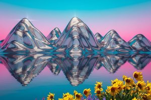 Chromium Bloom: The Reflective Zenith — Olivier Faure