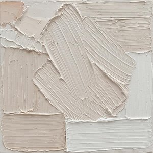 Monolithische Echos In Creme Und Taupe: Eine Skulpturale Studie Serenierter Texturen — David Moreau