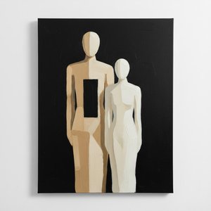 Monolithic Silhouettes In Earth And Void: A Singular Study Of Melancholic Permanence — Laurent Fabre