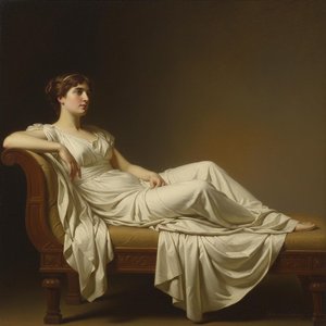 The Silent Reverie In Ivory And Umber — Marc Duvallier, Neoclassical Ideals