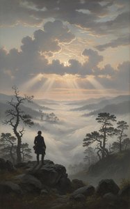 The Eternal Vigil: Radiance Amidst The Infinite Mist — Jacques Villedieu
