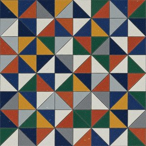 Monolithische Tessellierung In Erdtönen: Eine Meditative Studie Geometrischer Stabilität — Laurent Fabre
