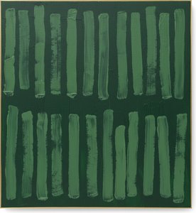 Monolithic Rhythms In Forest Green: A Meditative Study Of Organic Verticality — Laurent Vionnet