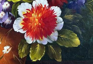 Romantisches Blumenstillleben Mit Pfingstrosen