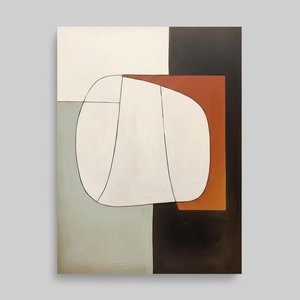 Monolithic Silence: An Organic Study In Earthly Tones And Geometric Equilibrium — Laurent Fabre
