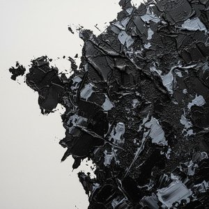 Fragmented Obsidian: A Monochromatic Study Of Tension And Sculptural Chaos — David Moreau