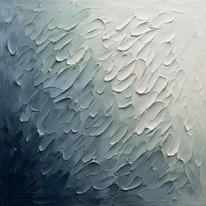 Ethereal Ascent: A Monumental Study In Midnight Blue And Sculptural Light — David Moreau
