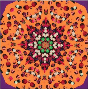 Explozie Caelestă Radiantă: O Simfonie Unică De Haos Prismatic Și Căldură — Caroline Pelletier