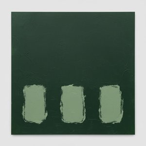 Monolithic Echoes In Forest Green: A Meditative Study Of Sculptural Sage Forms — Laurent Vionnet