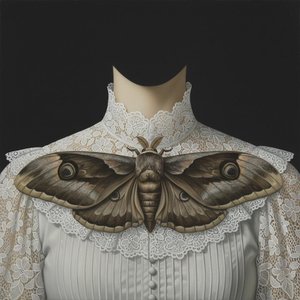 Ephemeral Silence: A Monochromatic Study Of Lace And The Velvet Moth — Laurent Baudry