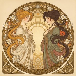 The Eternal Resonance Of Lilies: A Study In Dual Grace — Isabelle Michel
