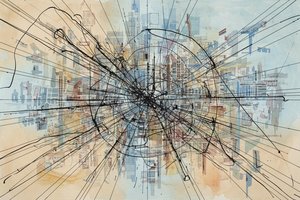Fractured Grid: Urban Entropy No. 1 — Camille Dubois
