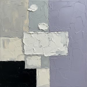 Monolithic Fragments In Lavender And Slate: A Singular Study Of Sculptural Silence — Laurent Fabre
