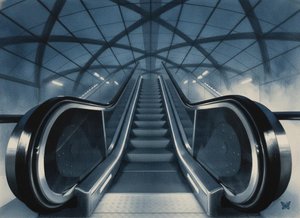 Ascent In Cerulean Silence: An Arrangement Of Light And Transit — Laurent Dumas