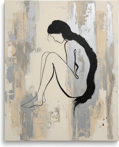 Ephemeral Silhouette In Muted Silver And Monochromatic Echoes Of Solitude — Laurent Vionnet