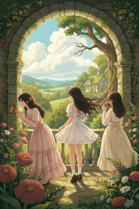 Verdant Whispers: An Afternoon Reverie — Chloé Michel