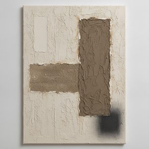 Layered Taupe Monoliths And Charcoal Shadows