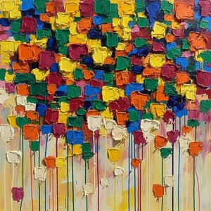 Pryzmatyczna Grawitacja: Monumentalne Studium Tekstury Impasto I Chromatycznego Zstępowania — Christian Noiret