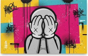 Silenzio Frammentato Nel Caos Vibrante Di Echi Geometrici Cromatici — Laurent Charpentier