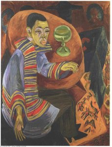 The Drinker (self-portrait) — Ernst Ludwig Kirchner