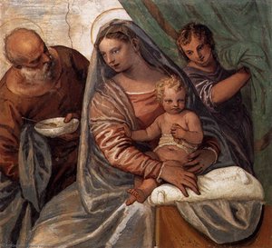La Sainte Famille (madonna Della Pappa) — Paolo Veronese