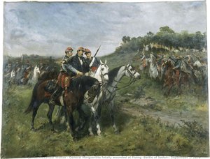 General Margueritte Fatally Wounded At Floing (battle Of Sedan), September 1, 1870 — James Alexander Walker