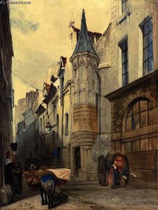 Maison De L'amiral Coligny, Rue Bailleul, Paris, France — Thomas Shotter Boys