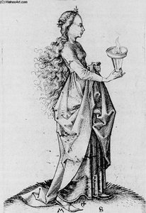 The Fifth Wise Virgin — Martin Schongauer