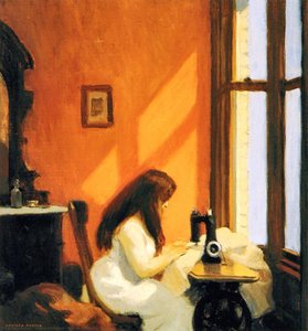 Girl At A Sewing Machine — Edward Hopper