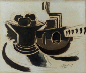 Fruit Dish and Mandolin