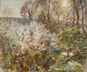 Cornwall, Blossom — Sir Alfred James Munnings