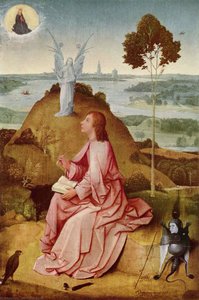 Sankt Johannes Evangelisten På Patmos — Hieronymus Bosch