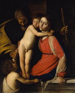 The Holy Family With The Infant St John The Baptist — Caravaggio