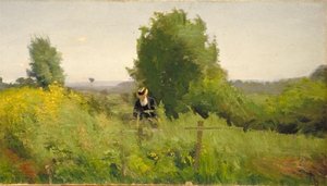Le Pere Boyreau Au Printemps Dans La Lande Bredoise — Alfred Smith