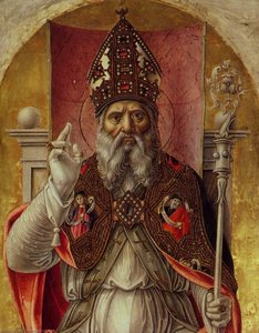 St Ambrose Polyptych (detail) — Bartolomeo Vivarini