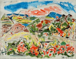 Tunk Mountains, Maine — John Marin