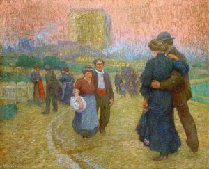 Evening Walk, Two Worlds — Claude Emil Schuffenecker