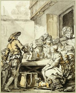 Savoyarde Mit Einer Tanzenden Puppe — Jean-baptiste Greuze