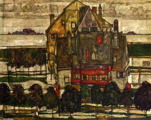 Einzeine Hauser — Egon Schiele