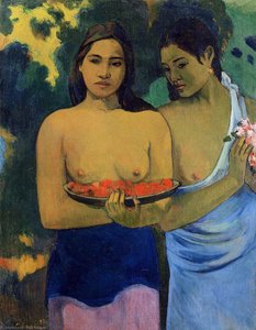 Two Tahitian Women — Eugène Henri Paul Gauguin