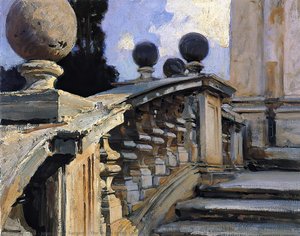 Les marches de l'église S. S. Domenico e Siste à Rome