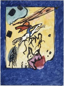 Study For The Cover Of Der Blaue Reiter Almanach — Wassily Wassilyevich Kandinsky