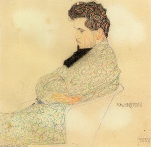 Portrait Of The Composer Arthur Lowenstein — Egon Schiele