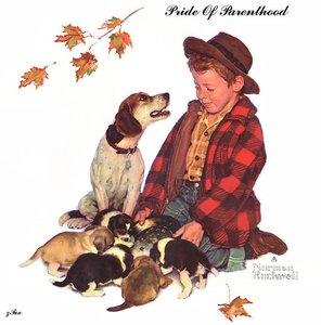 Pride Of Parenthood — Norman Rockwell