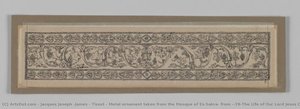 Metal Ornament Taken From The Mosque Of Es-sakra, From 'the Life Of Our Lord Jesus Christ' — Jacques Joseph (james ) Tissot