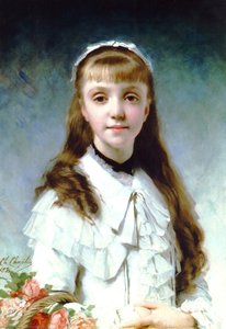 Chaplain Charles Young Girl with Bouquet